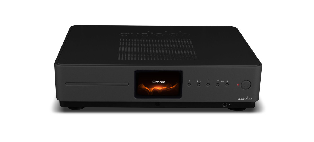 Audiolab Omnia streaming integrated amplifier with CD drive black