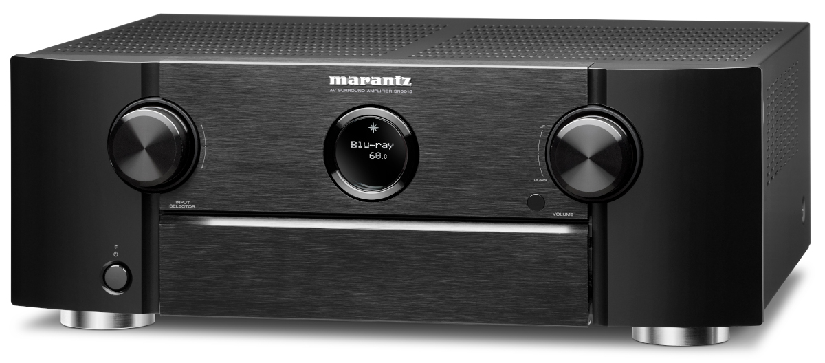 Marantz SR 6015 AV-Receiver 11.2 Kanal Full 8K Ultra HD mit Heos, AirPlay2, Alexa schwarz