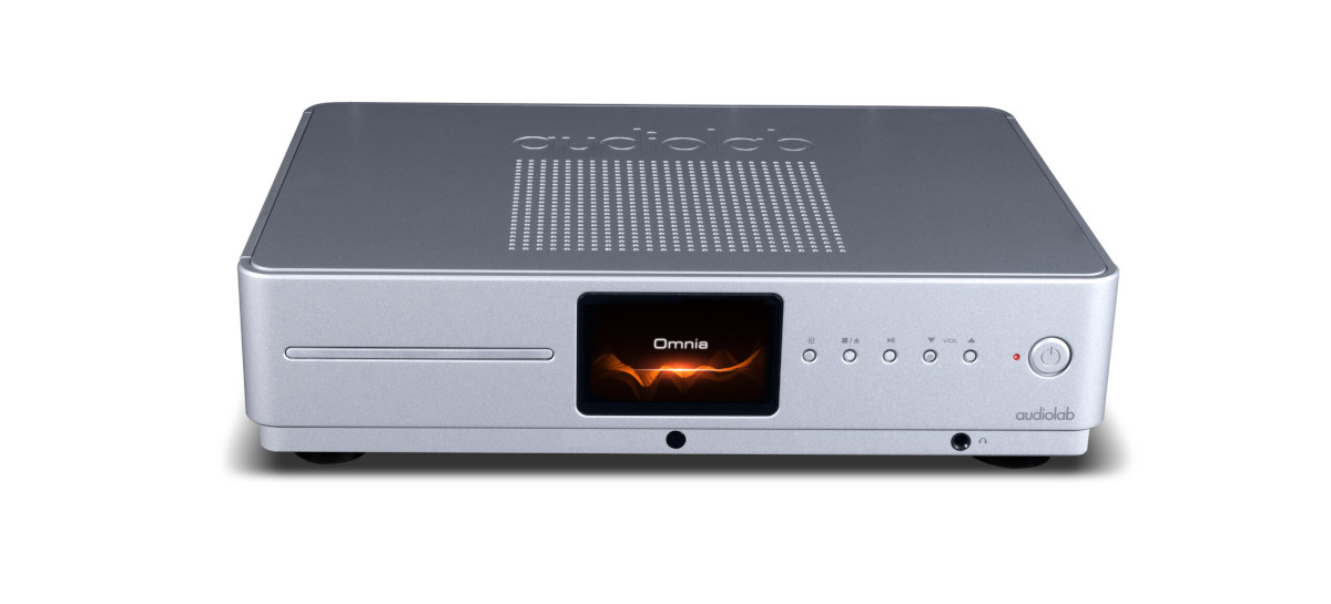 Audiolab Omnia Streaming-Vollverstärker mit CD-Laufwerk silber