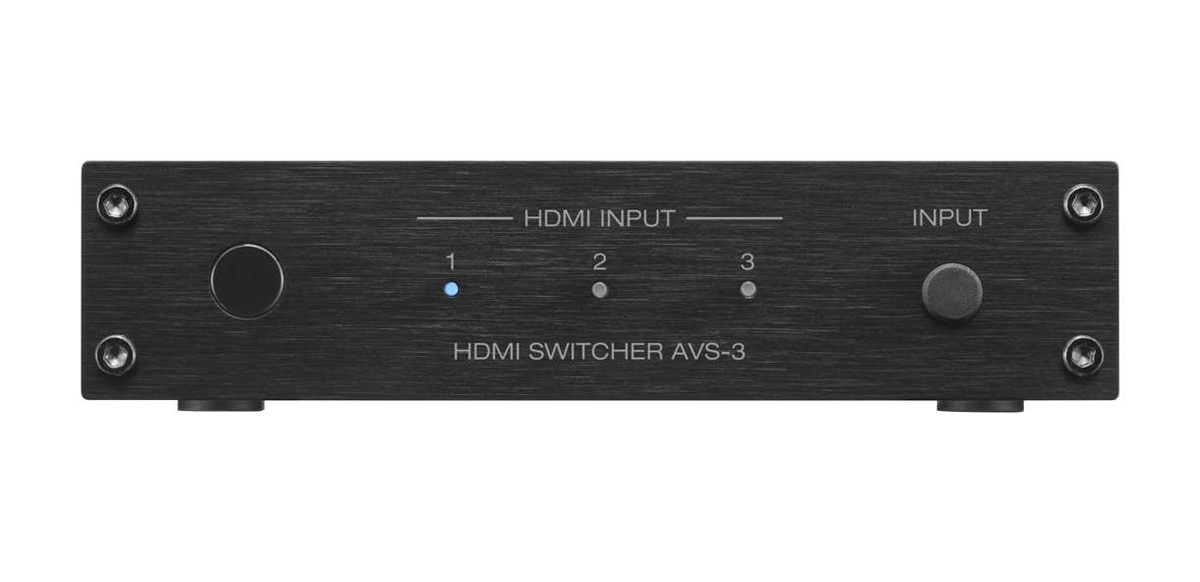Denon AVS-3 HDMI Switch 3 Eingänge / 1 Ausgang, schwarz 