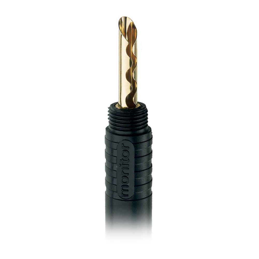 Inakustik Exzellence BFA Adapter Thread, gold plated black