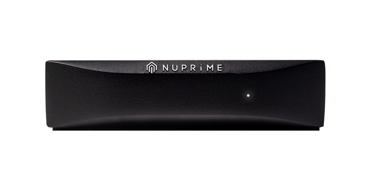 Nuprime Stream Mini DAC HiRes Streaming mit SPDIF Coax und Cinch Analog Out, schwarz 