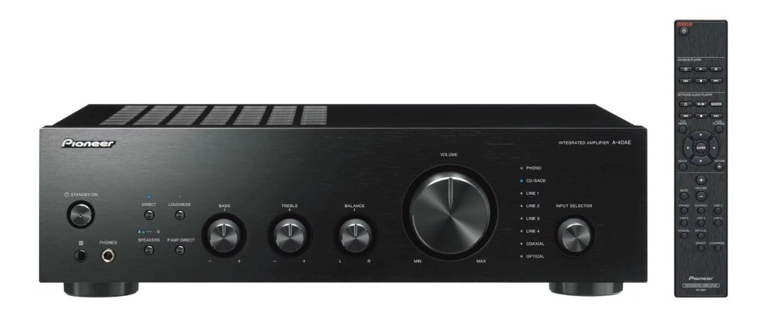 Pioneer A40AE integrated amplifier with phono MM and digital input 
