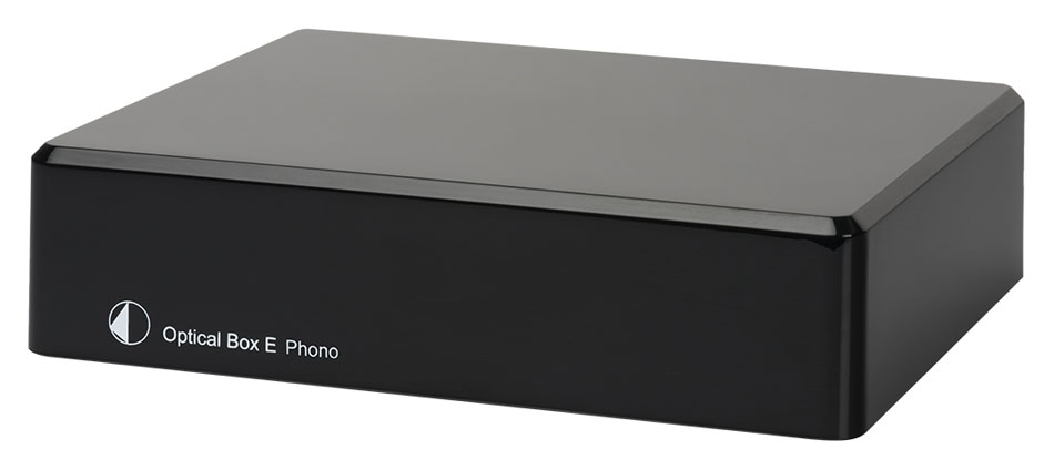 Pro-Ject Optical Box E Phono A/D Wandler mit MM Phono-Vorverstärker schwarz