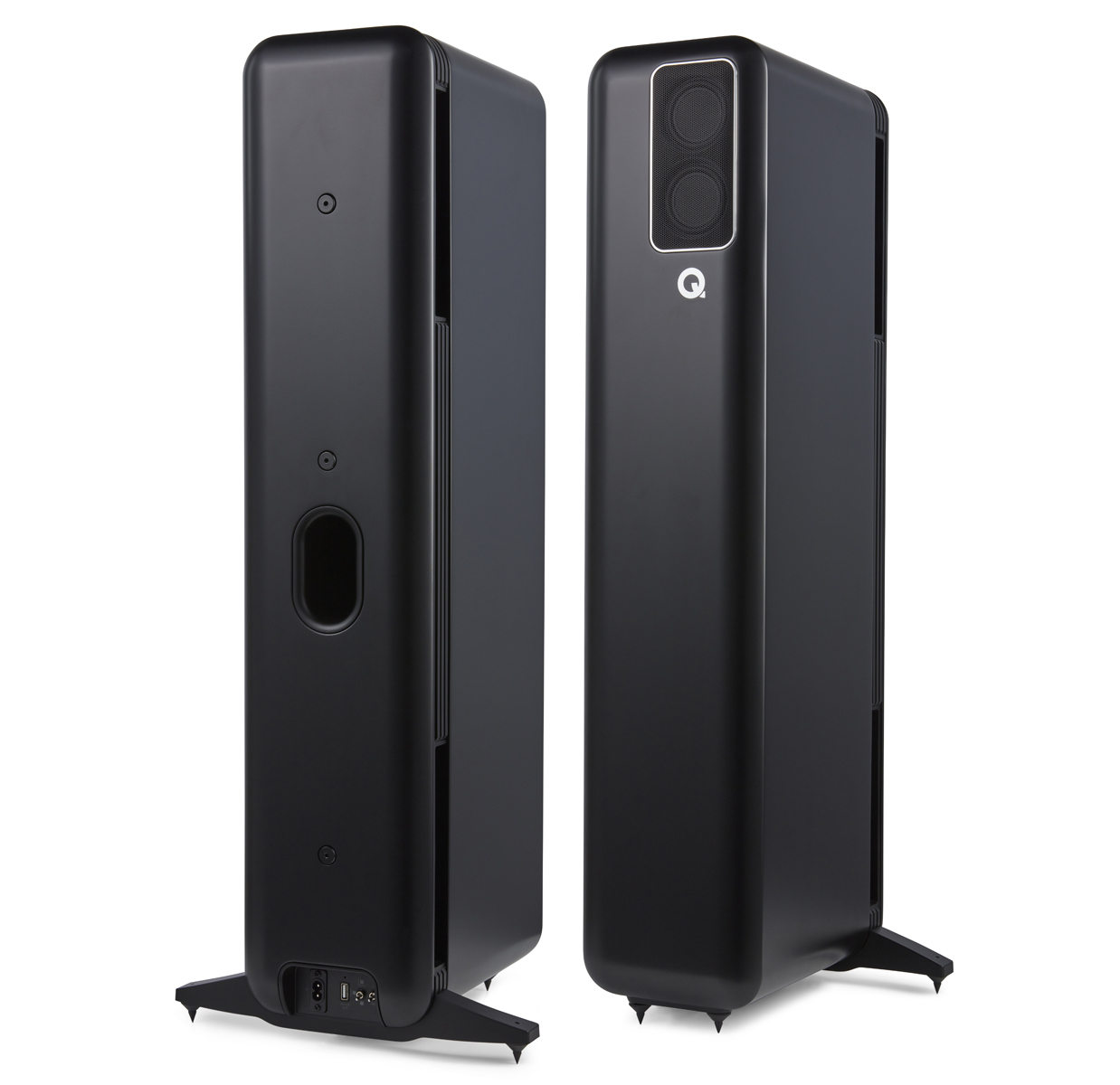 Q-Acoustics Q Active 400 Stand-Speakers Pair, inkl. Active Control HUB 