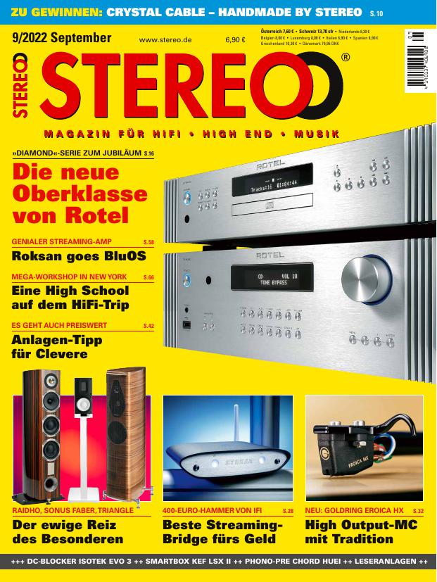 Stereo Fachzeitschrift Jahrgang 2022 Ausgabe 09-2022