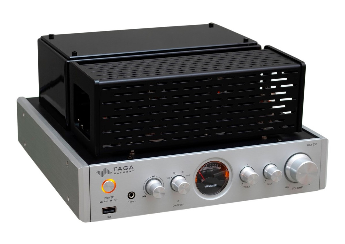 Taga HTA-25B (2021) Hybrid Amplifier with Bluetooth® and USB Playback silver