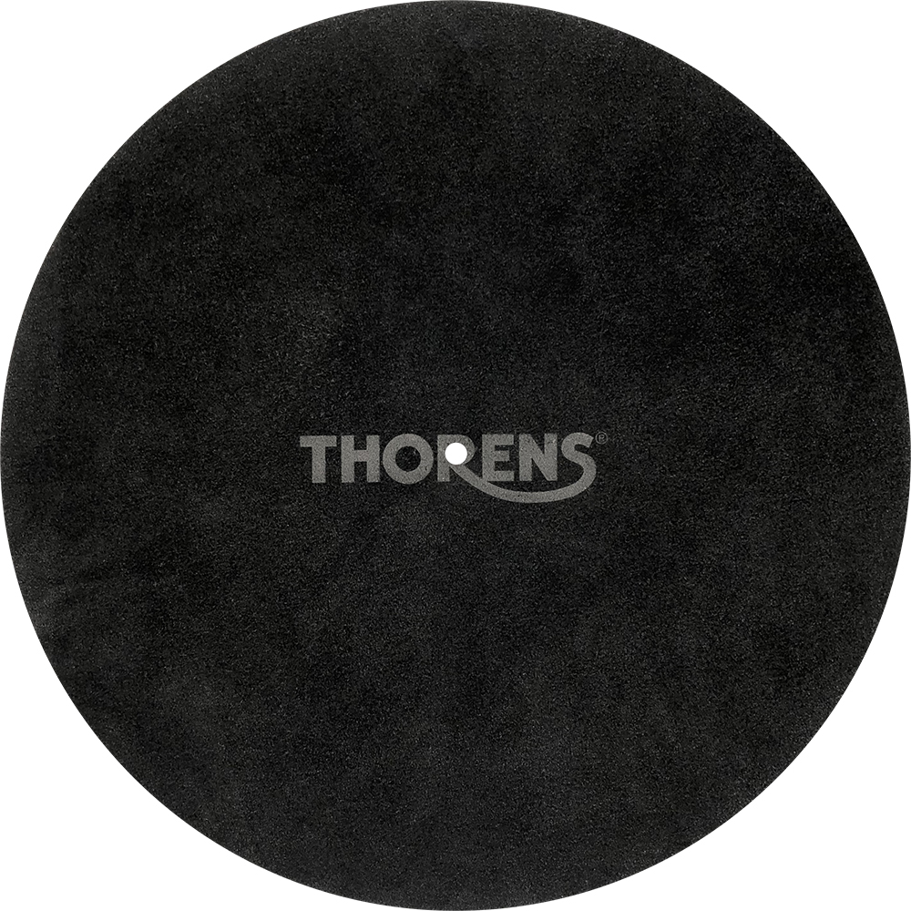 Thorens Platter Leather Mat black
