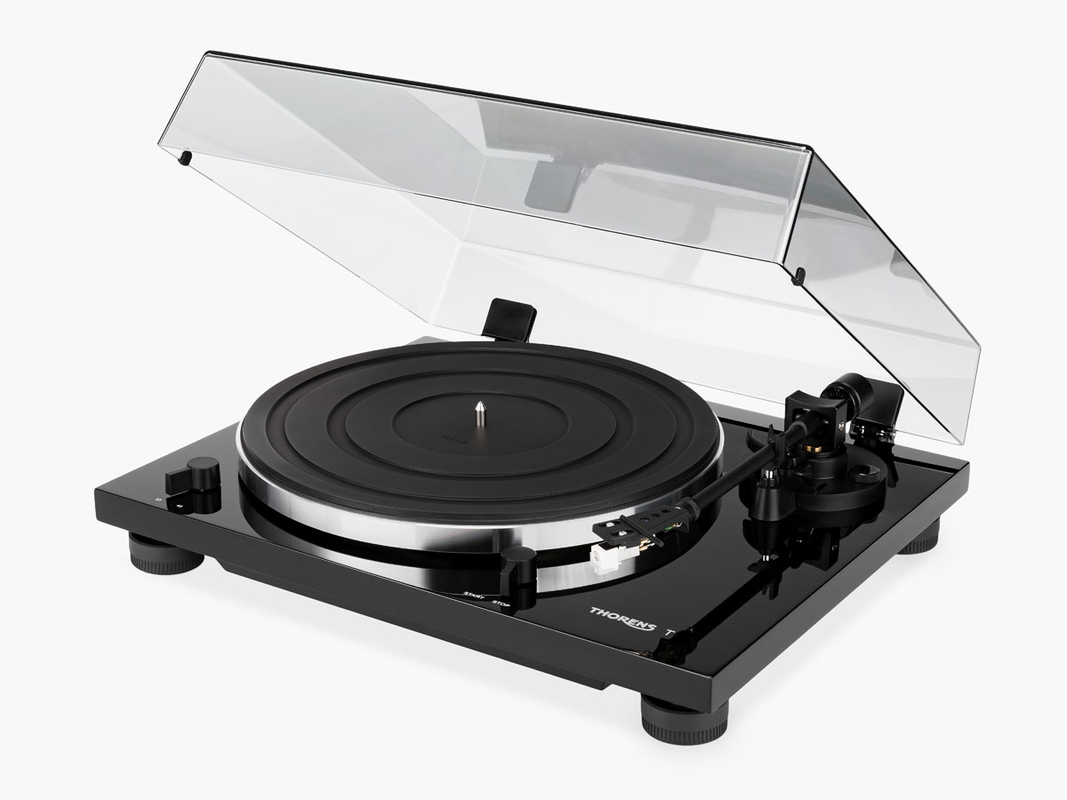 Thorens TD 201 Turntable with MM Phono preamplifier, hgl. black (Demomodel) 