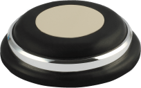 Audio Selection Gummidämpfer mit Ring 75 mm silber