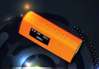 Cayin leather cover for RU6 dongle orange