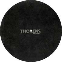 Thorens Platter mat leather black
