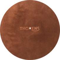 Thorens Platter mat leather brown