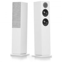 Audio Pro A48 Wireless Multiroom-Stand-Lautsprecher, Paar weiss
