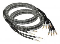 Goldkabel Edition Chorus Single to Bi-Wire Speaker-Cable with gold plated bananas 2 X 2.5 Meter