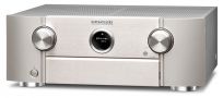 Marantz SR 6015 AV-Receiver 11.2 Chanel Full 8K Ultra HD with Heos Built-in, AirPlay2, Alexa silver/gold