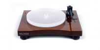New Horizon 301 turntable incl. dust cover, without Cartridge Wood