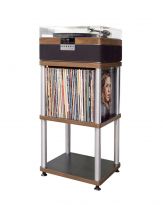 Plus Audio The+Record Player standard with Rack, Wallnut (Demo model) 