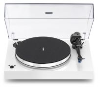 Pro-Ject X8 Turntable Super-Pack, with True Balanced Connection and Quinted Blue Cardridge hgl. white
