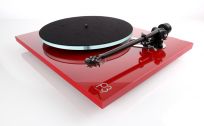 Rega Planar 3 turntable with RB 330 Tonearm higl. red with Elys-2 MM