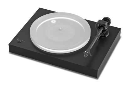 Pro-Ject X2 Plattenspieler mit Ortofon 2M Silver Tonabnehmer schwarz matt