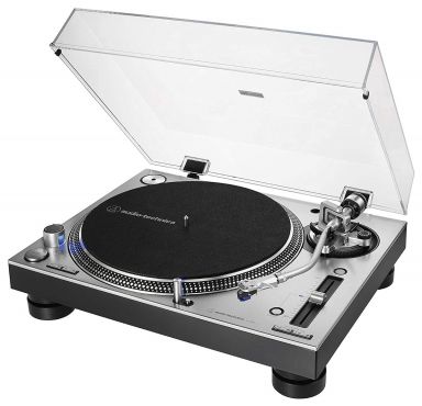 Audio Technica AT LP140XP Professional Direct Drive Manual Turntable silver