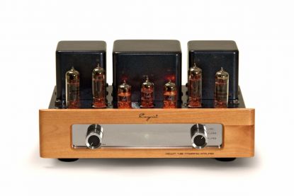 Cayin MT-12L tube integrated amplifier with wooden front 