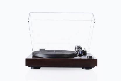 Dual CS 618Q manual turntable with Ortofon 2M Blue Cartridge and phone preamp, 5 year warranty walnut