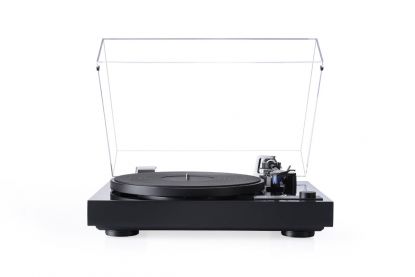Dual CS 618Q manual turntable with Ortofon 2M Blue Cartridge and phone preamp, 5 year warranty high gloss black