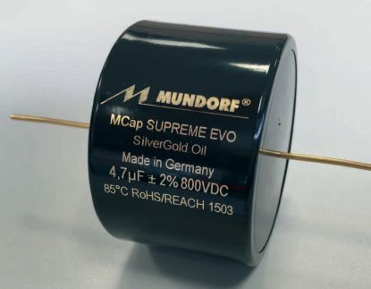 Mundorf M-Cap Supreme EVO Silber/Gold/Oil 6,8 uF - 800 VDC