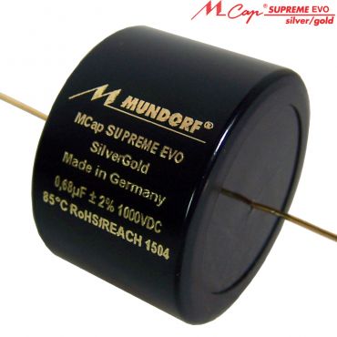 Mundorf M-Cap SUPREME EVO Silver/Gold 1000 VDC 