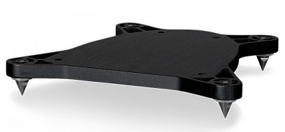 Piega base plate LTD Premium 3.2 incl. Stainless steel spikes, black 