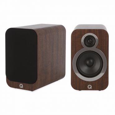 Q-Acoustics 3020i Compact Bookshelf Speaker walnut