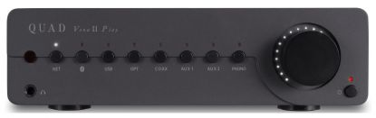 QUAD Venna II  Play - Integrated Amplifier with Streaming, Bluetooth and MM Phono-Stage black/Lancaster grey