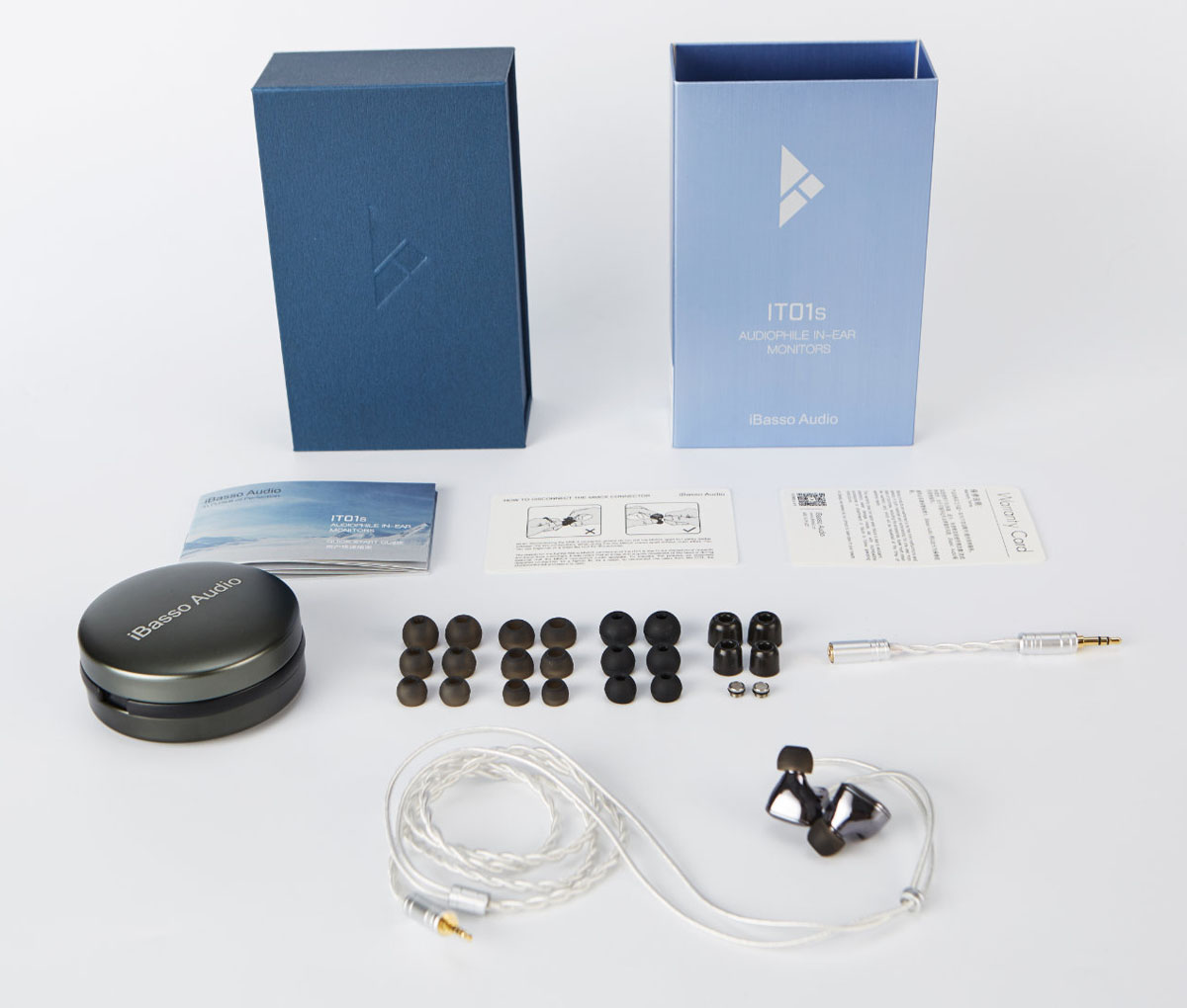 Schwarz iBasso IT01S Audiophile In-Ear-Monitor